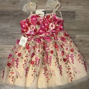 JessaKae Cream Spaghetti Strap Sundress